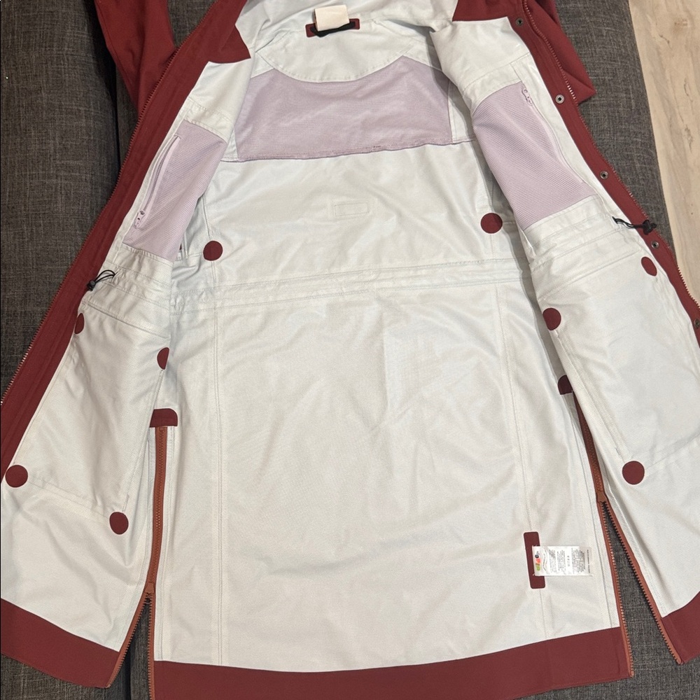 Alder Rain or Shine Waterproof Coat Clay  Gorpcore Spring Rain Jacket - Picture 10 of 12